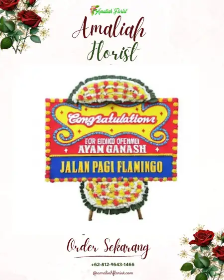 Sewa Papan Bunga Marga Kencana